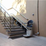 Wheelchair lift for stairs by Manafeth in JVC Dubai