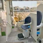 Wheelchair lift for stairs in Dubai by Manafeth UAE
