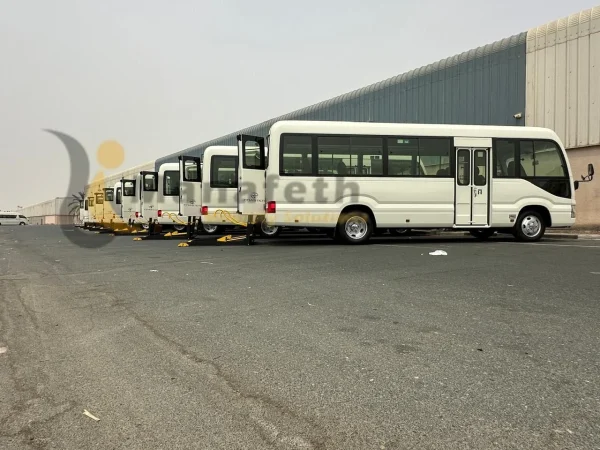 Wheelchair lift in Toyata Coaster Dubai