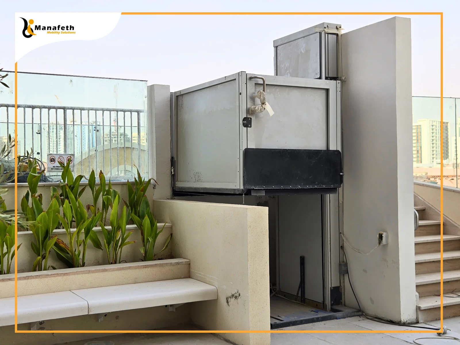 Platform Lift installed at Imtiaz Development, JVC