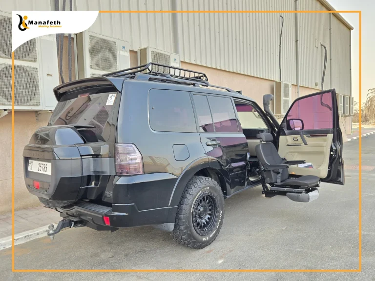 Mitsubishi Pajero with Swivel seat in Dubai by Manafeth