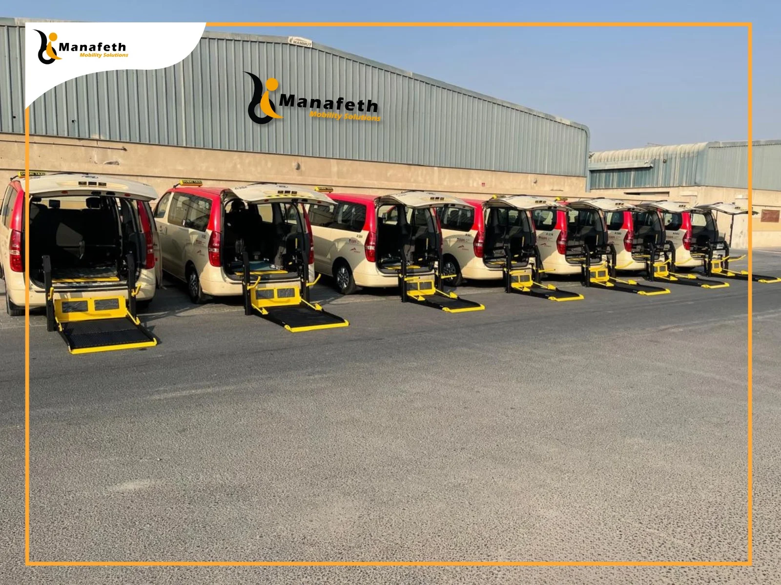 Wheelchair Lift Installed In Hyundai H1 For Dubai Taxi