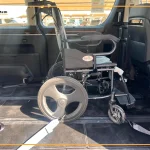 Vehicle lift for wheelchair users in Dubai by Manafeth