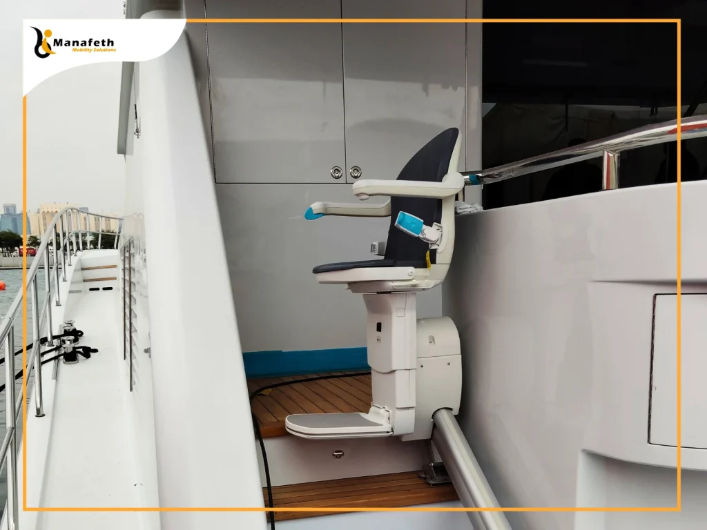 stairlift dubai in a yacht