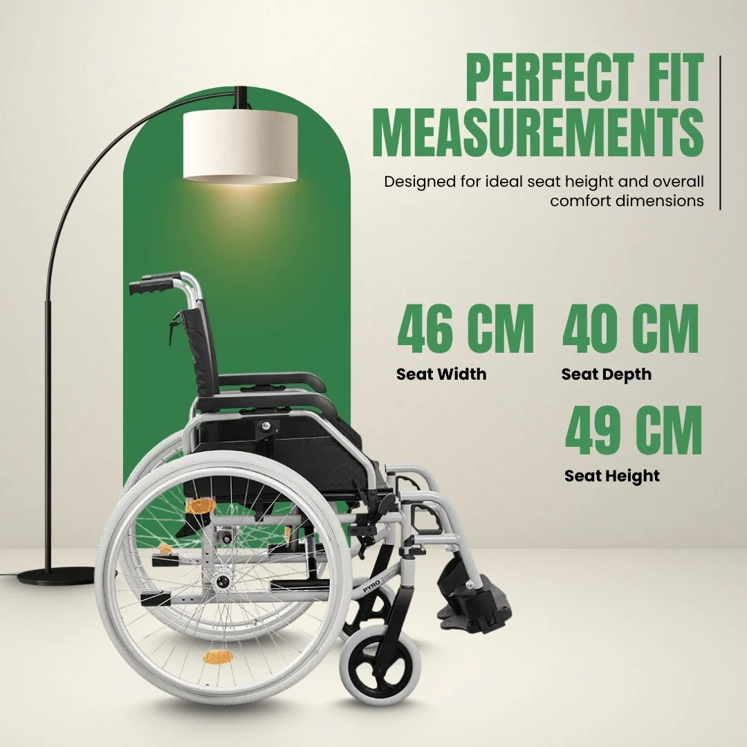 Manual wheelchair measurments