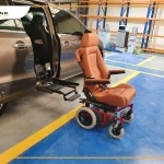 swivel seat with carony