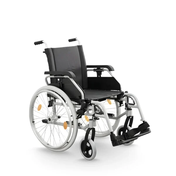 Manual Aluminium Wheelchair - Lightweight & Height Adjustable