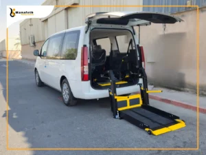 Wheelchair lift Installed in Hyundai Staria