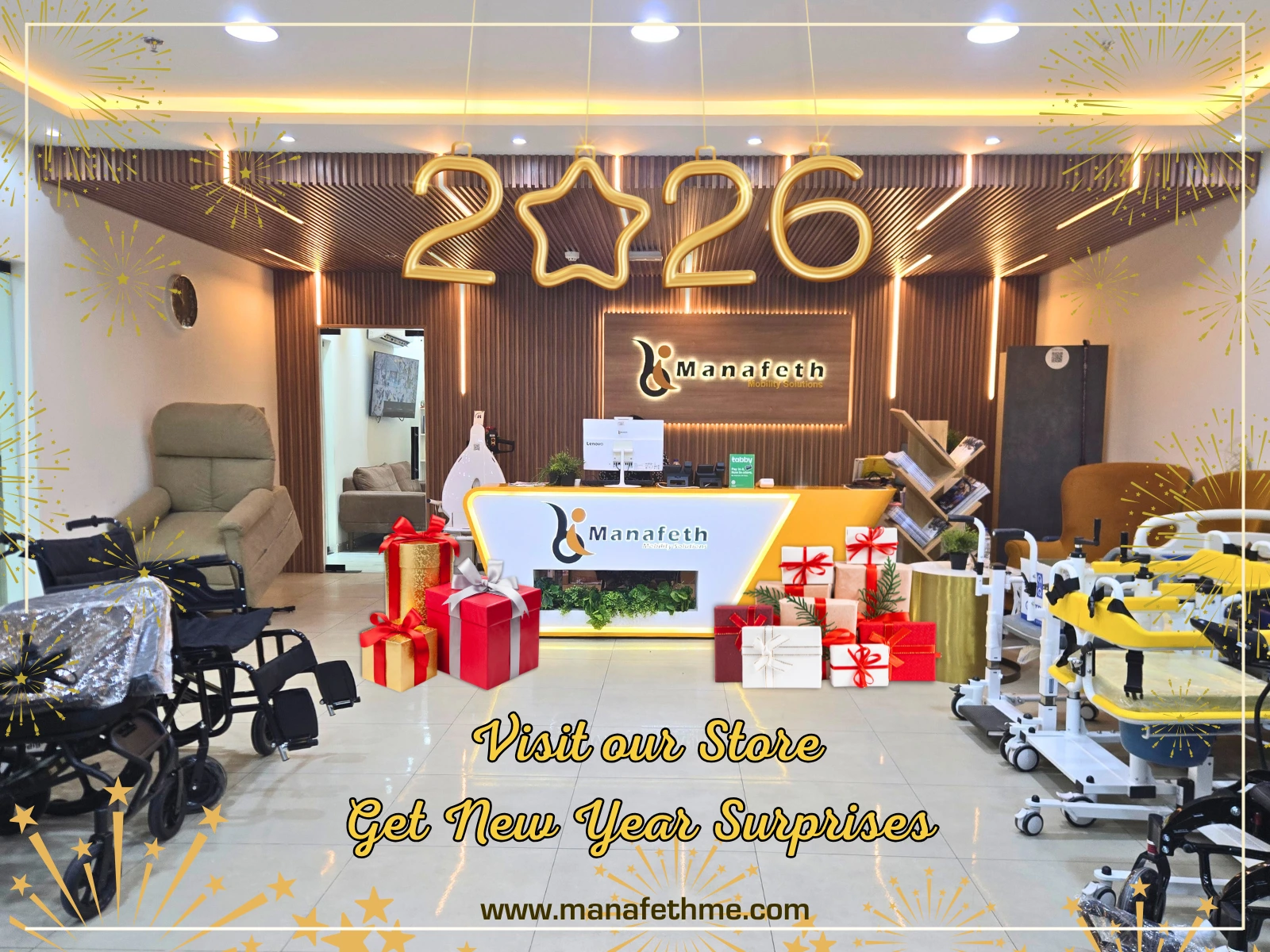 New Year Sale: Up to 50% Discount on all Mobility Products at Manafeth Mobility Solutions