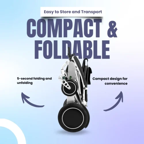 LUMI® MAX – Lightweight Foldable Electric Wheelchair 2