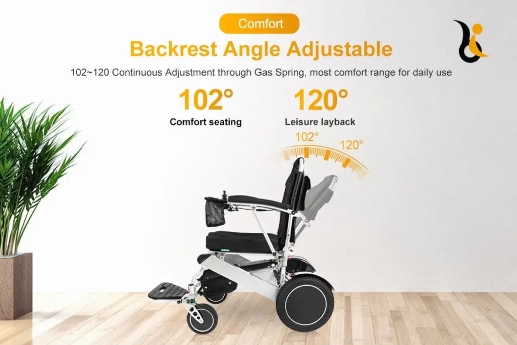 LUMI® MAX – Lightweight Foldable Electric Wheelchair