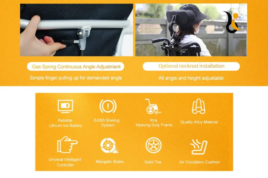 LUMI® MAX – Lightweight Foldable Electric Wheelchair