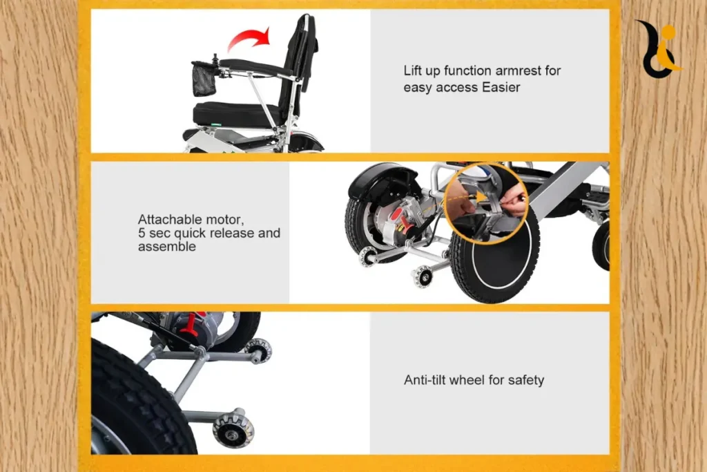 LUMI® MAX – Lightweight Foldable Electric Wheelchair