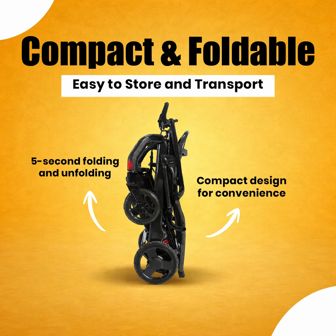 LUMI® FLEX - Carbon Fiber Lightweight Electric Wheelchair - Image 7