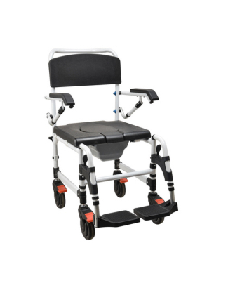 Shower commode chair