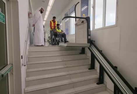 Outdoor Handicap Elevator - Sharjah Airport