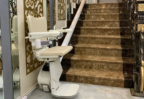 Handicare outdoor straight stairlift - Emaar South