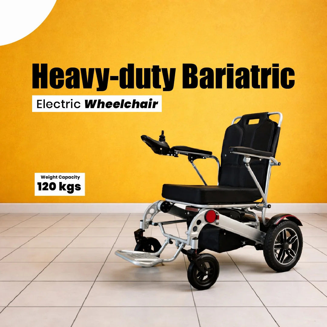 Heavy duty bariatric electric wheelchair