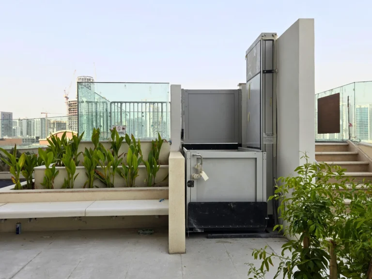 Outdoor Stair Platform Lift - JVC Dubai