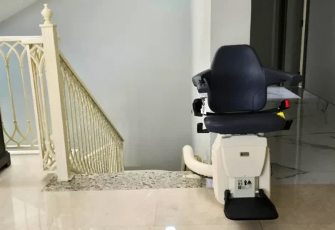Handicare Curved chair lift for stairs - Al Quoz Villa