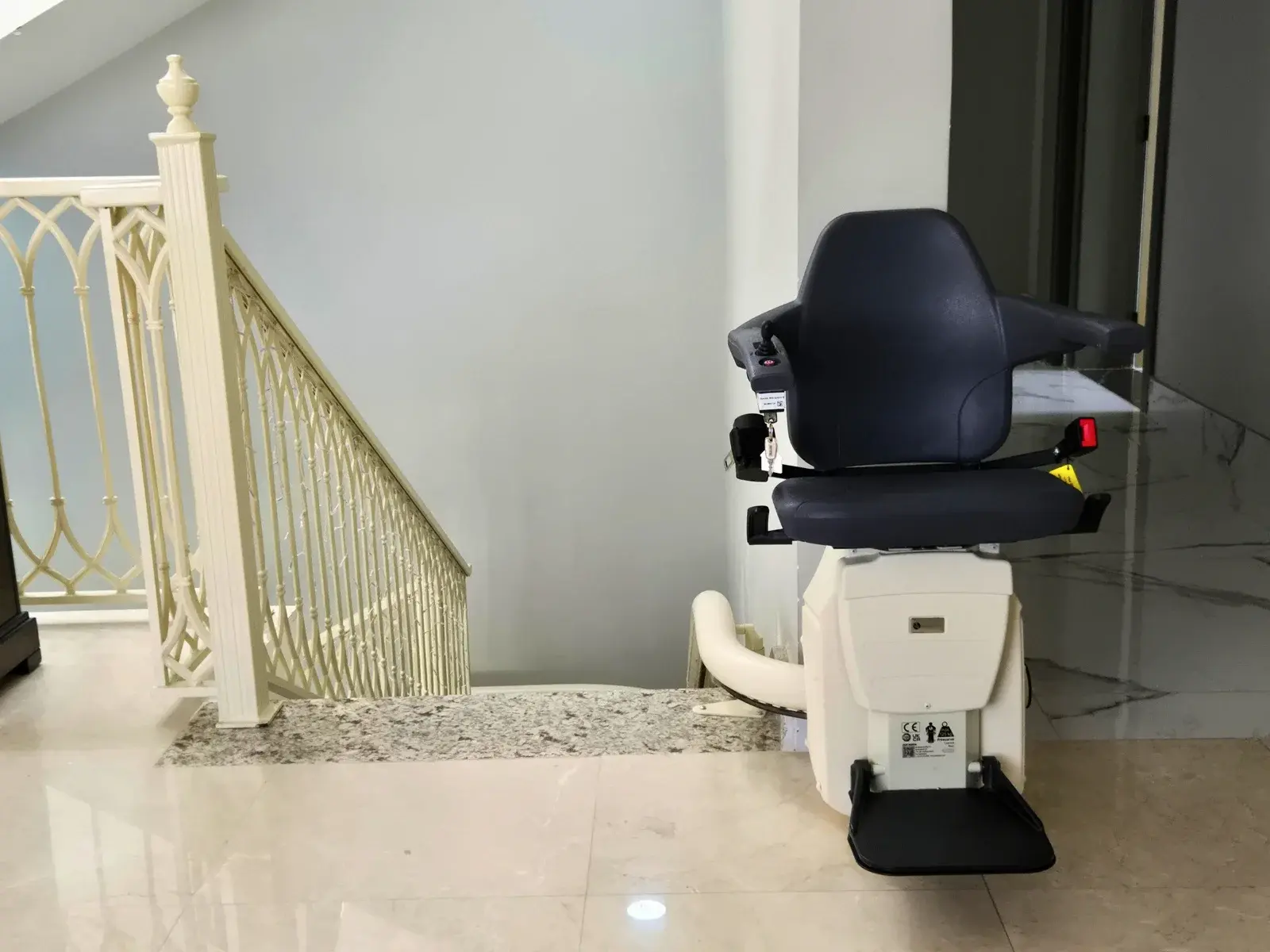 Handicare Curved chair lift for stairs - Al Quoz Villa