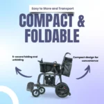 LUMI® NOVA – Portable Lightweight Carbon Fiber Motorized Wheelchair 5