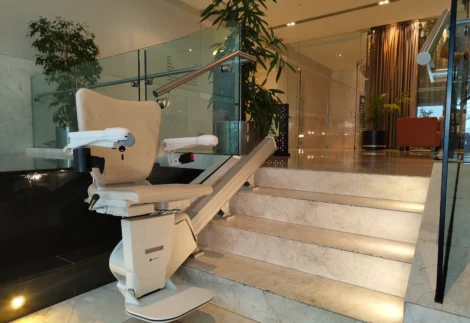 Handicare 1000 straight stairlift - Hayat Regency, Dubai
