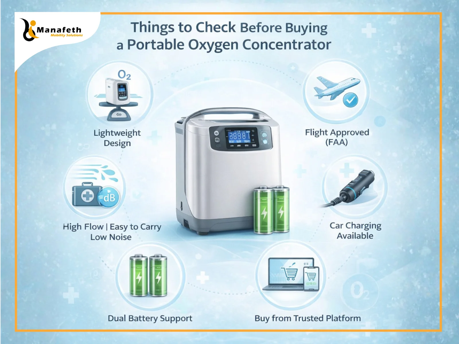 ​​Things to consider while choosing the right oxygen concentrator
