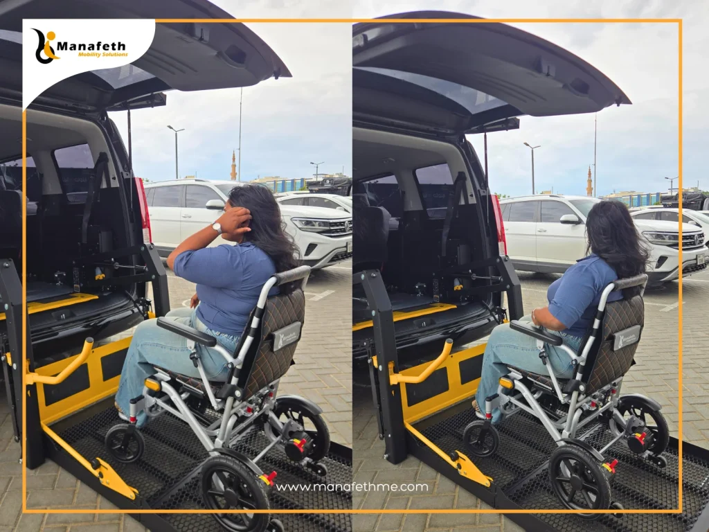 After Getting a Wheelchair from Manafeth