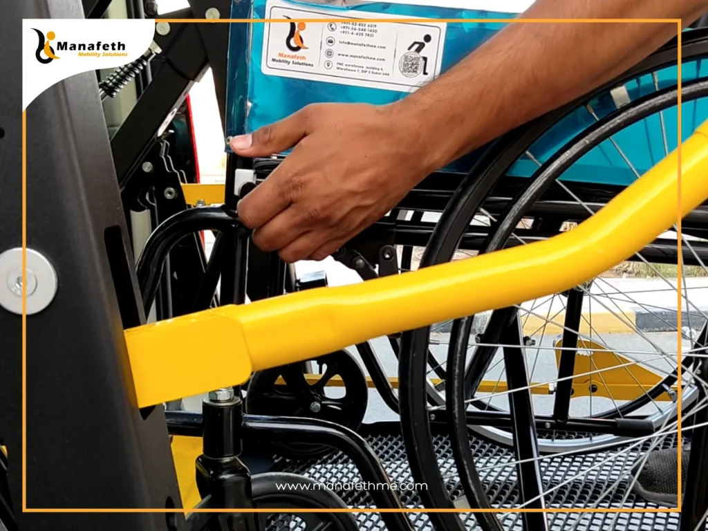 Apply Wheelchair Brakes