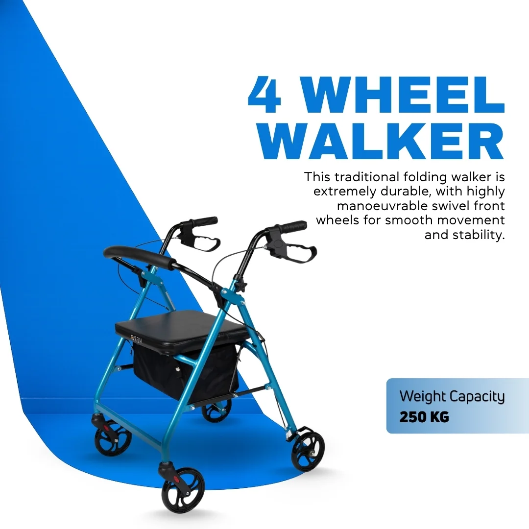 4 wheel walker
