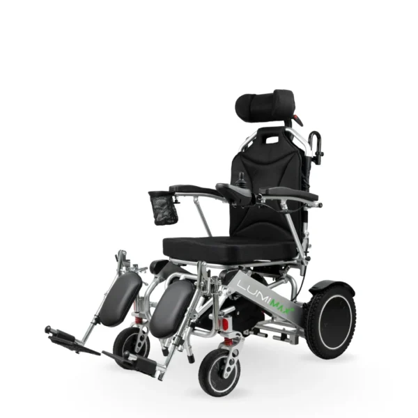 LUMI® MAX PLUS - Lightweight Foldable Wheelchair with Elevating Legrest