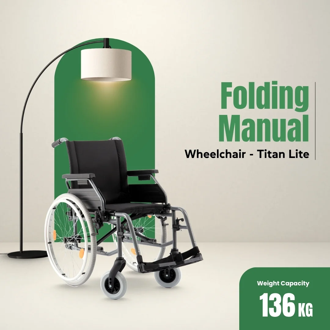 Folding Manual Wheelchair - Titan Lite