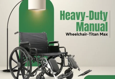 Heavy-Duty Manual Wheelchair - Titan Max