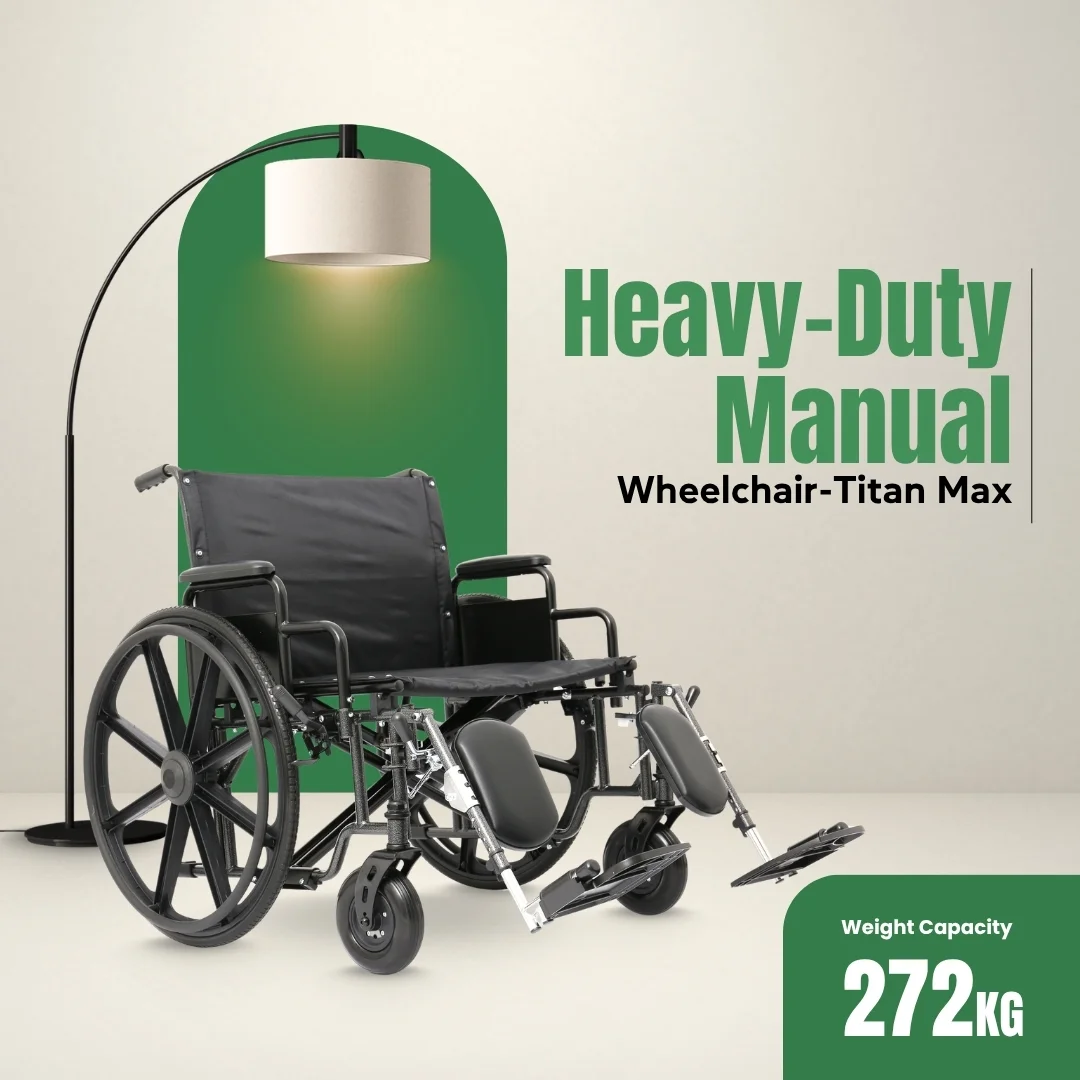 Heavy-Duty Manual Wheelchair - Titan Max
