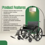 Heavy-Duty Manual Wheelchair – Titan Max 5
