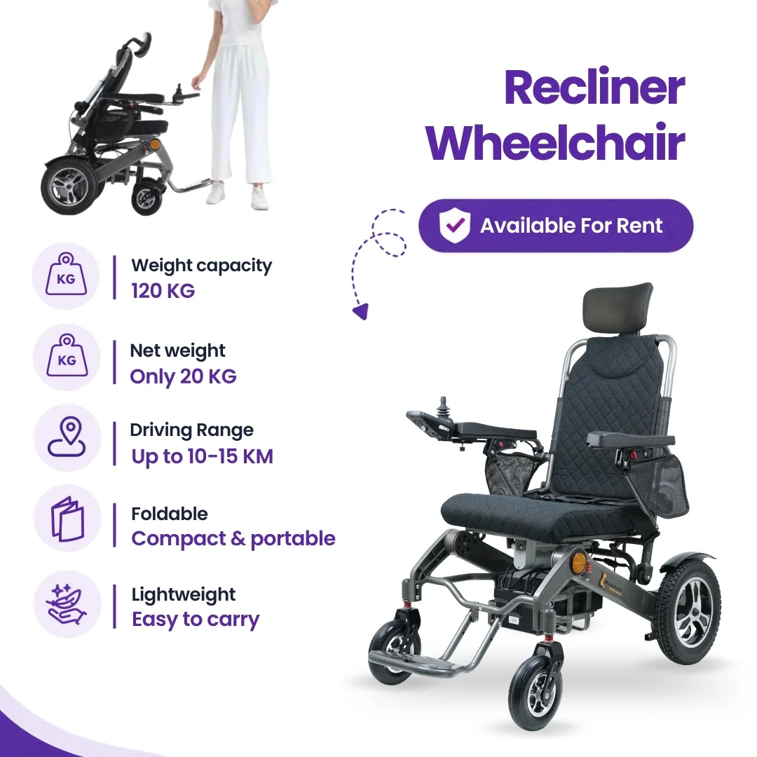 Recliner Wheelchair for Rent