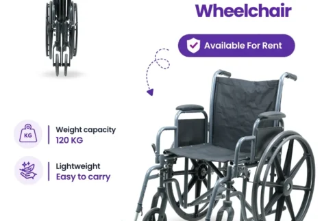 Standard Manual Wheelchair for Rent