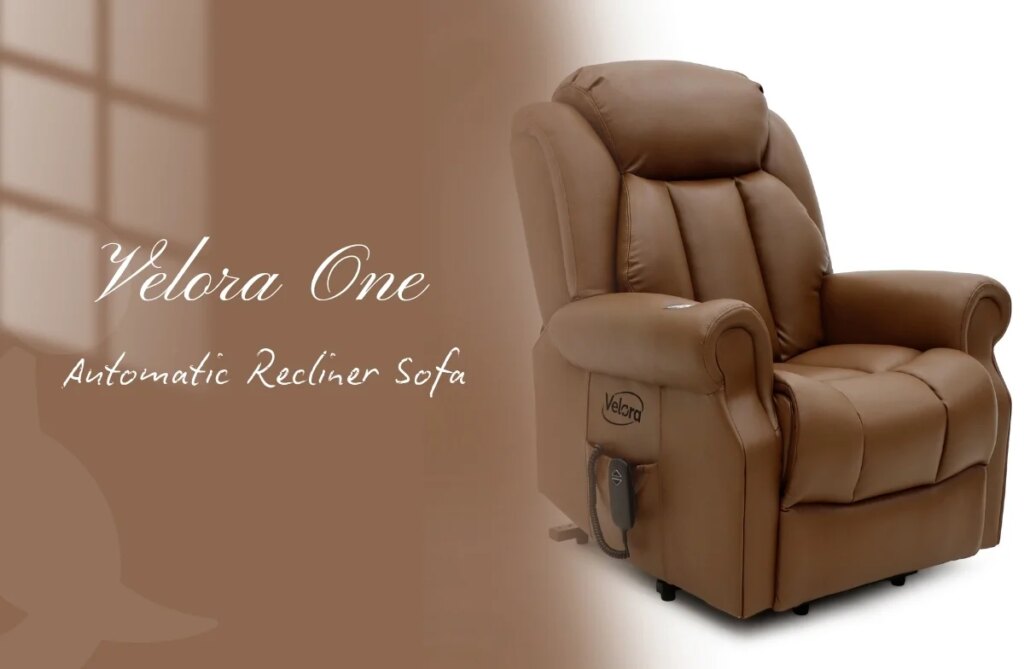 Single Motor Automatic Recliner Sofa