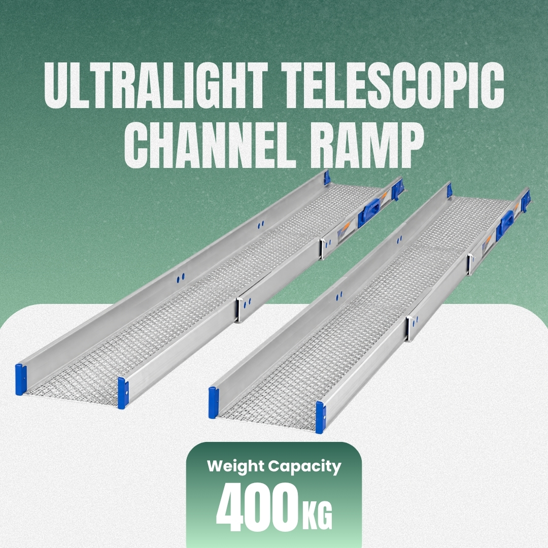 Ultralight Telescopic Channel Ramp