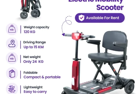 Auto Folding Electric Mobility Scooter for Rent
