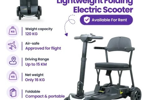 Compact Lightweight Folding Electric Scooter for Rent