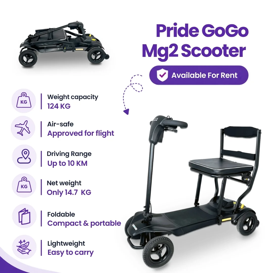 Pride GoGo Mg2 Scooter for Rent