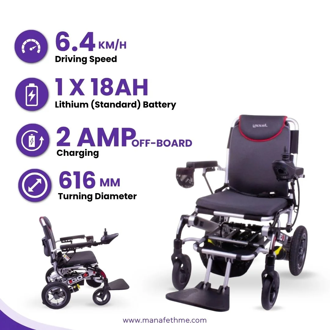 Pride Mobility IGO Plus Wheelchair for Rent - Image 3