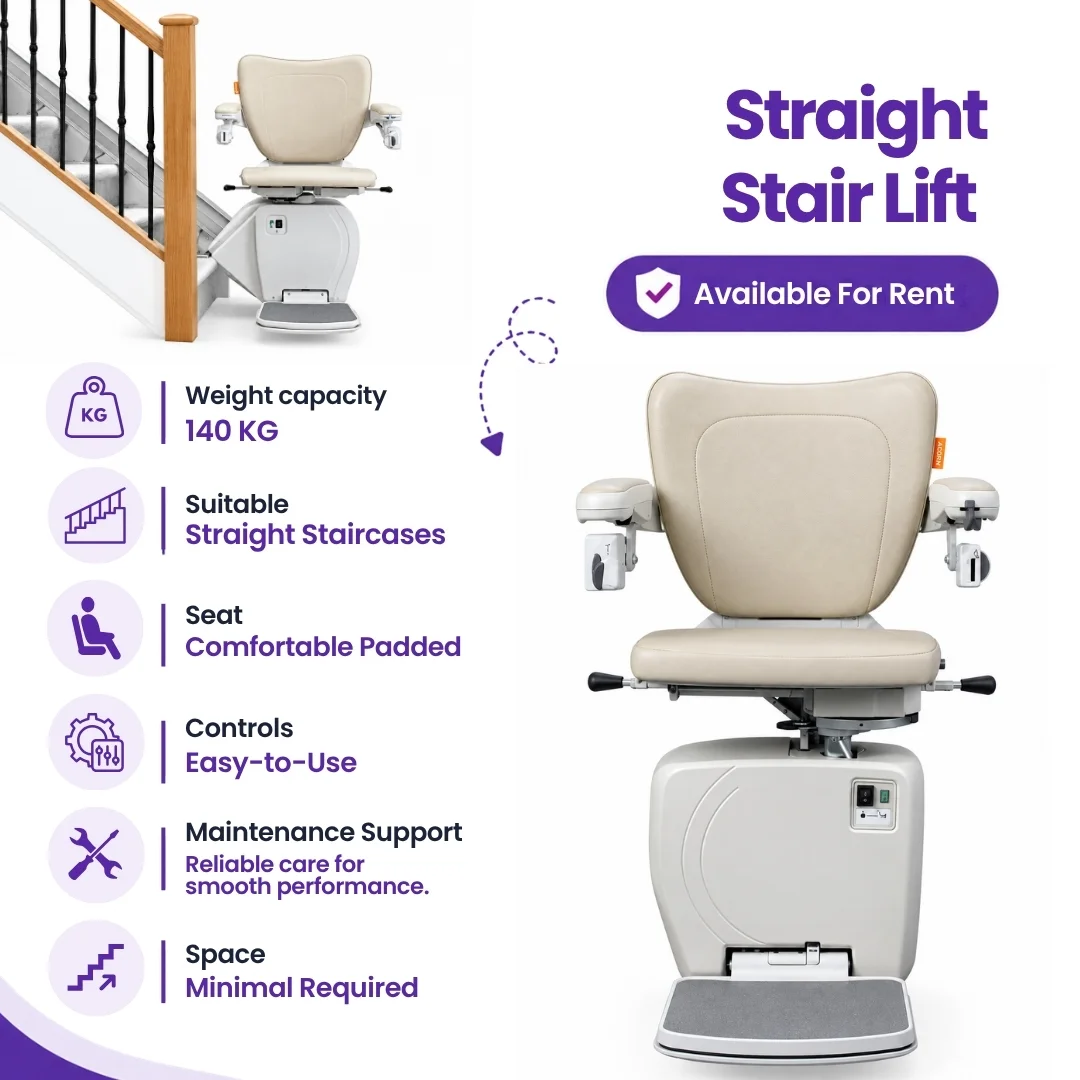 Straight StairLift for Rent - Dubai