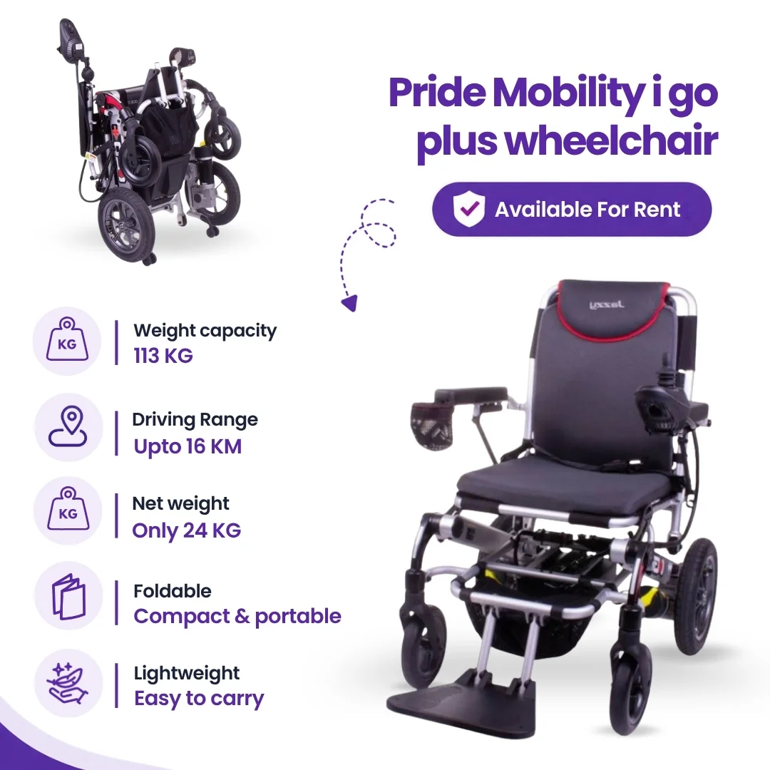 Pride Mobility IGO Plus Wheelchair for Rent